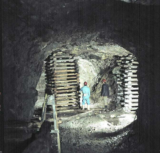 A Lahóca bánya 30. ponti fejtése 1979-ben