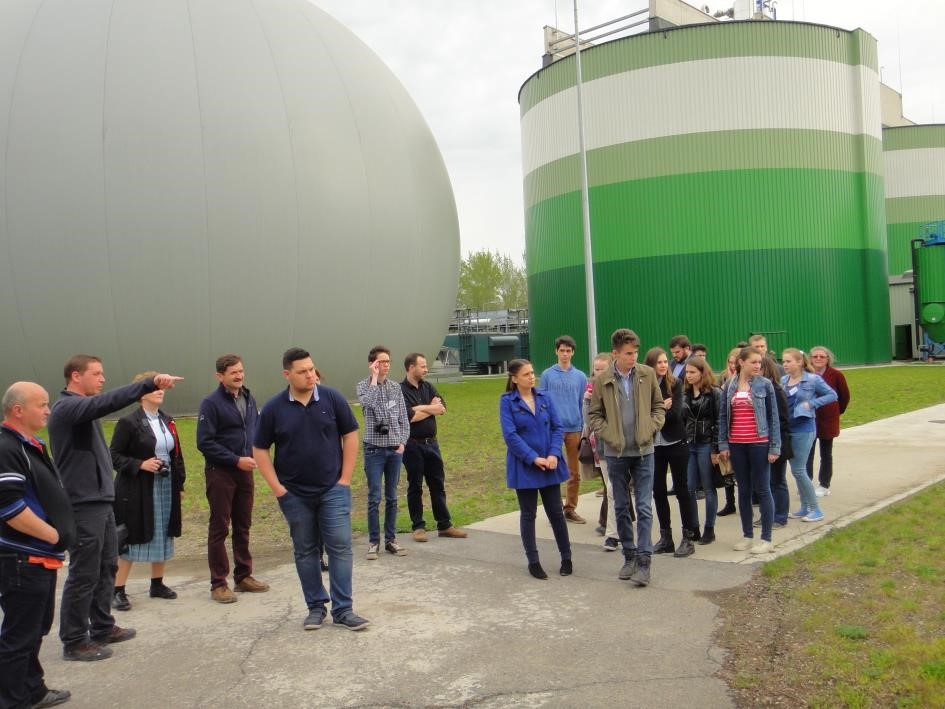 Látogatás a biogáz üzemben